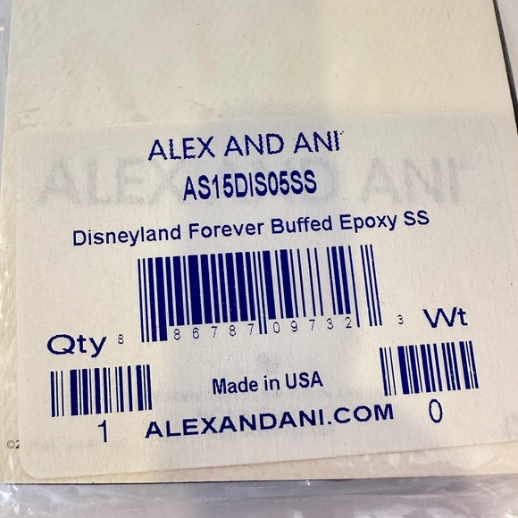 NEW Alex and Ani Disneyland Forever 60th Diamond Celebration Bangle Bracelet - Picture 2 of 4